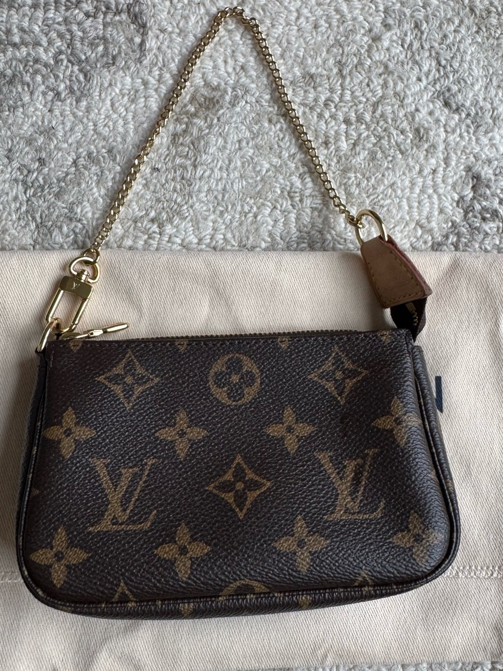 Louis Vuitton Mini Pouchette Accessories In Monogram - Picture 5 of 15
